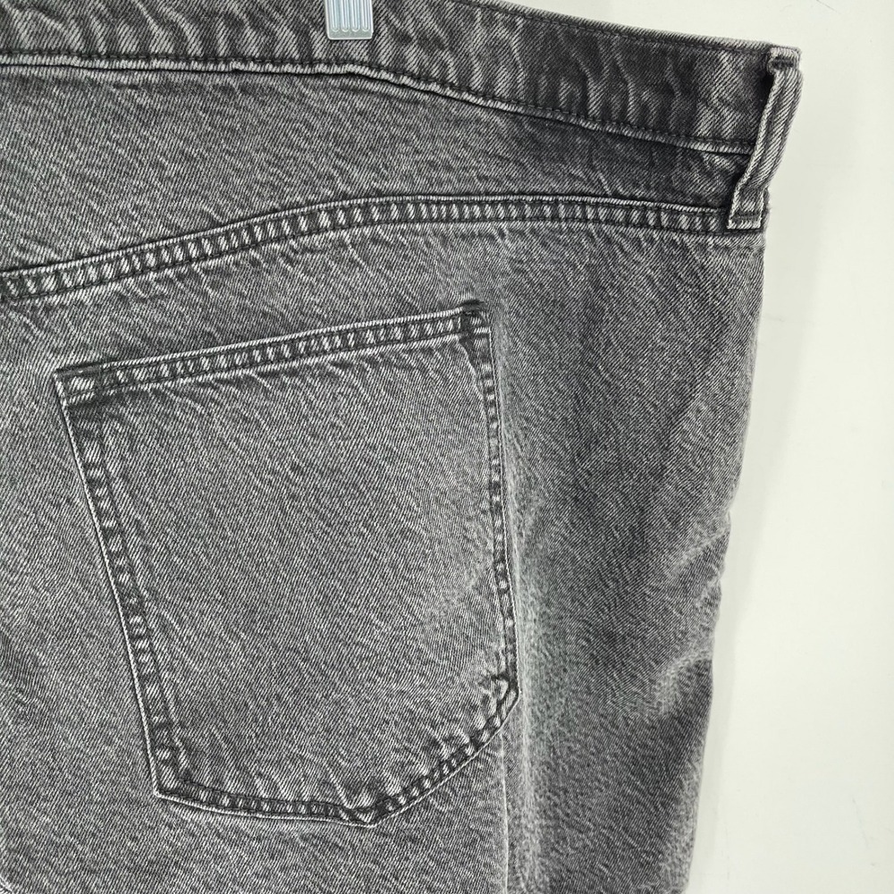 Abercrombie & Fitch Women's Black High Rise Loose Denim Jean Shorts Plus Size 24 - Picture 4 of 7